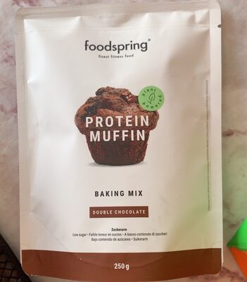 Protein muffin double chocolate front packaging