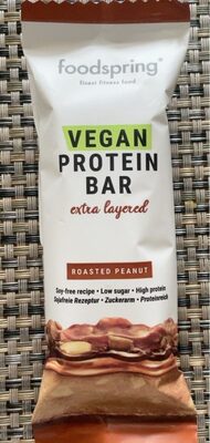 Vegan Protein Bar front packaging