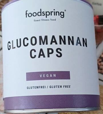 Glucomannan caps front packaging