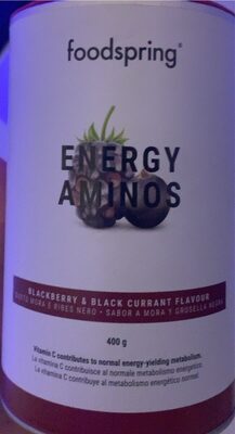 energy aminos front packaging