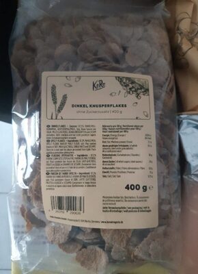Dinkel Knusperflakes front packaging