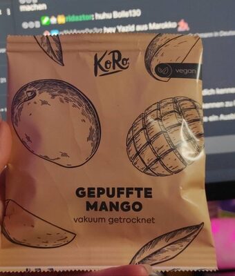 Gepuffte Mango