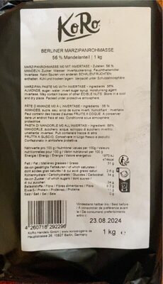 Berliner Marzipanrohmasse