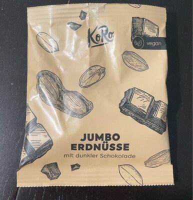 Jumbo Erdnüsse mit dunkler Schokolade
