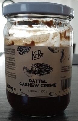 Dattel cashew creme front packaging