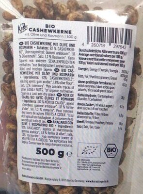 Cashewkerne Olive&Rosmarin