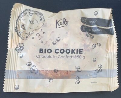Bio Cookie chocolate confetti front packaging