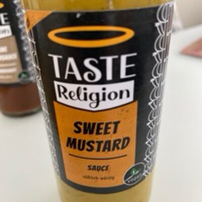 sweet mustard front packaging