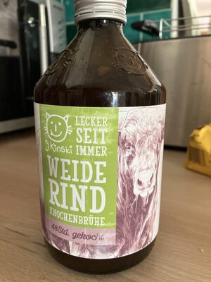 Weide Rind Knochenbrühe