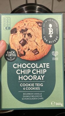 CHOCOLATE CHIP CHIP HOORAY COOKIE TEIG 6 COOKIES