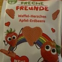 Waffel-Herzchen Apfel