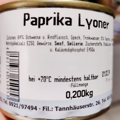 Paprika Lyoner