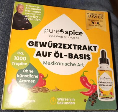 Gewürzextrakt auf Öl-Basis mexikanische Art