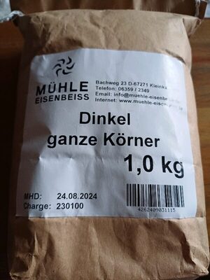 Dinkel ganz front packaging