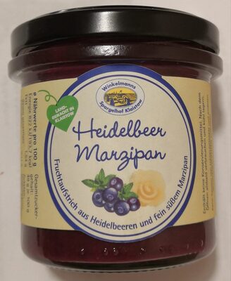 Fruchtaufstrich Heidelbeer Marzipan
