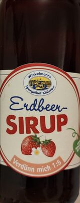 Erdbeersirup