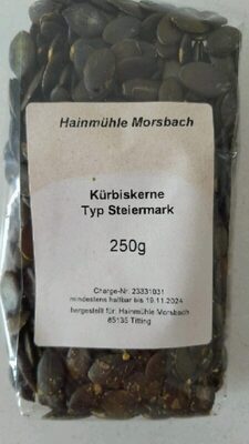 Kürbiskerne front packaging