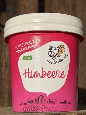 Himbeere Sorbet-Eis front packaging