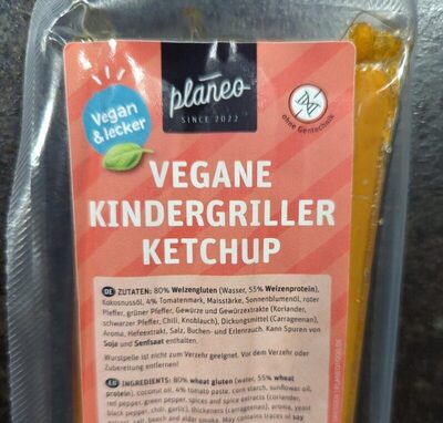 vegane Kindergriller ketchup