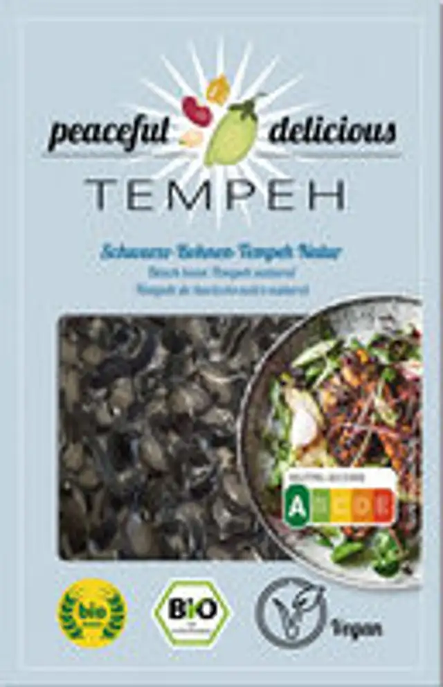 Schwarze Bohnen-Tempeh Natur