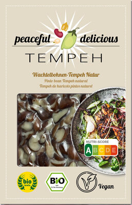 Wachtelbohnen-Tempeh Natur