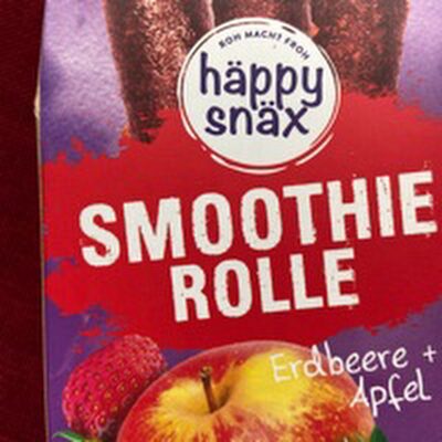 Smoothierolle Erdbeere + Apfel