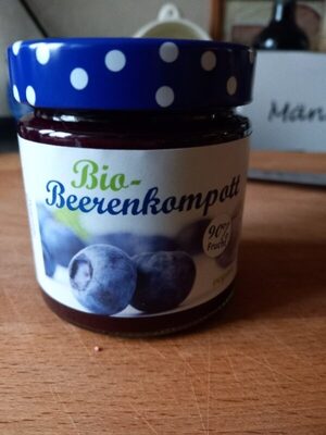 Beerenkompott Heidelbeere front packaging