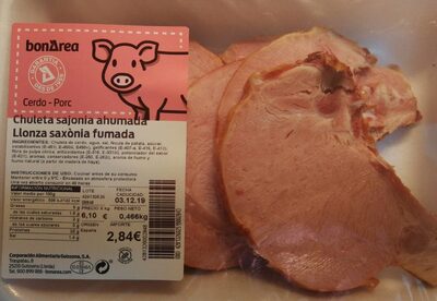 Chuleta Sajonia ahumada