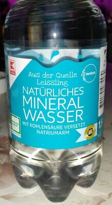 natürliches Mineralwasser (medium) front packaging