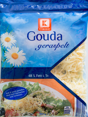 Gouda geraspelt front packaging