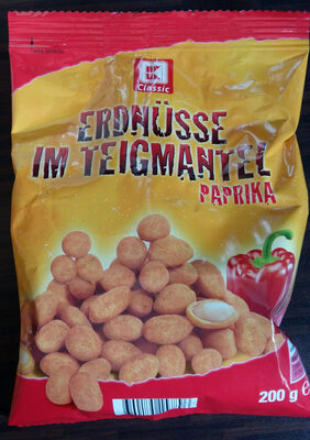 Erdnüsse im Teigmantel (Paprika)