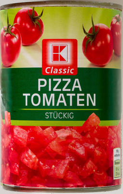 Pizza Tomaten stückig front packaging
