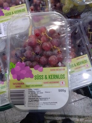 Weintrauben front packaging