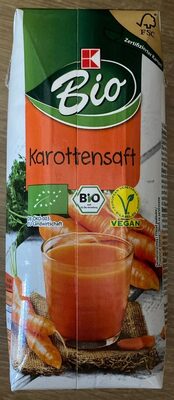 Bio mrkvová šťáva