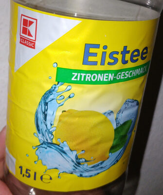 K Classic Eistee, Zitrone front packaging