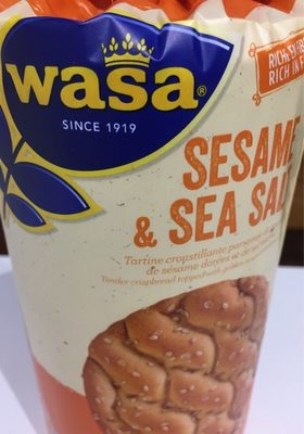 Sesame & sea salt front packaging