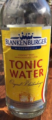Tonic water front packaging