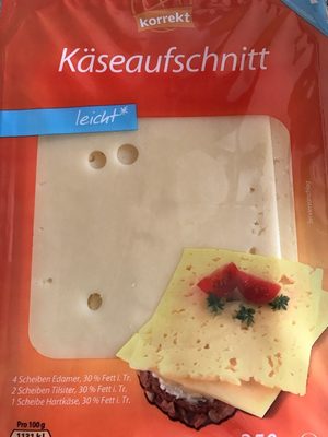 Käseaufschnitt leicht