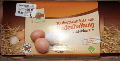 Eier aus Bodenhaltung