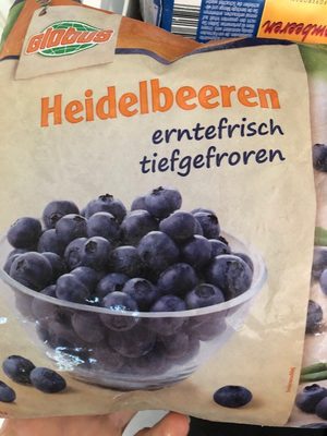 Heidelbeeren front packaging