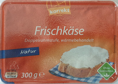 Frischkäse Natur front packaging
