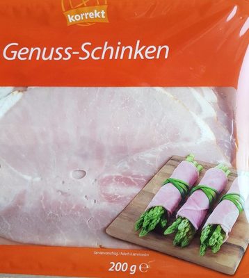 Genuss-schinken front packaging