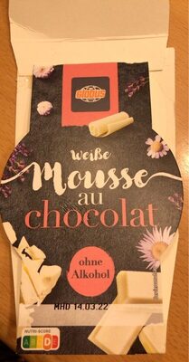 Weiße Mousee au Chocolat
