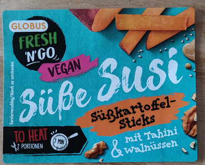 Süße Susi Süßkartoffel-Sticks front packaging
