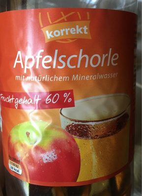 Korrekt Apfelschorle