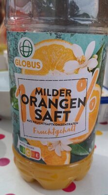 Milder Orangensaft