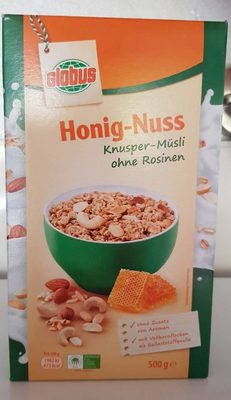 Honig-Nuss Knusper-Müsli ohne Rosinen