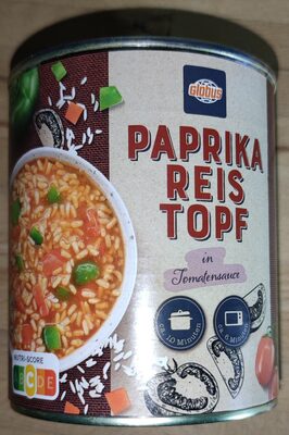 Paprika Reis Topf in Tomatensoße