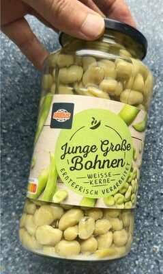 Junge große Bohnen