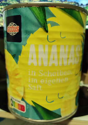 Ananas Scheiben front packaging